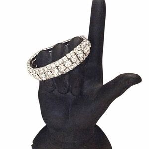 Boutique Rhinestone Stretchy Bracelet